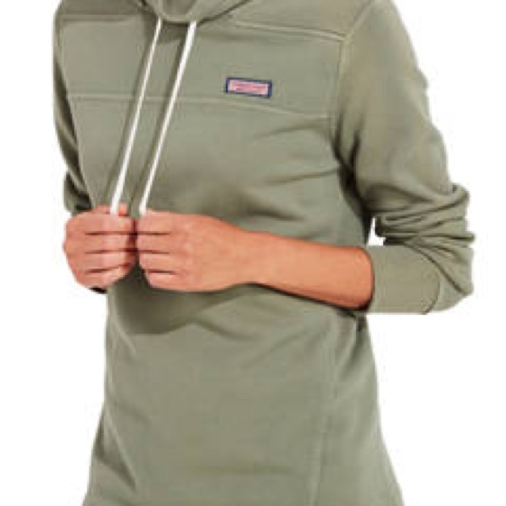 VINEYARD VINES GARMENT DYED FUNNEL NECK SHEP SHIRT SWEATER - Picture 2 of 12